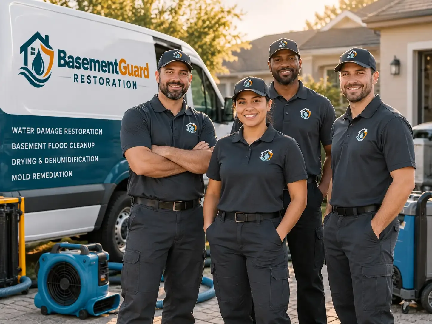 Basement Water Damage Restoration company in Garciasville, TX